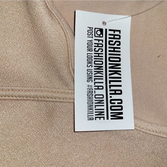 Fashionkilla Stone Corset Top NWT - Picture 5 of 5